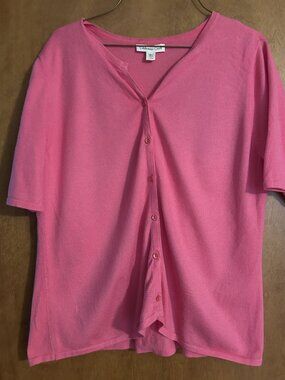 Coldwater Creek Ladies Large Pink sweater